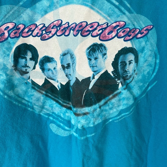 Vintage Y2K Backstreet Boys Graphic Band T-shirt - Picture 2 of 4